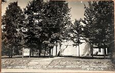 RPPC Houghton Lake Chapel in the Woods Michigan Real Photo Postcard c1940 picture