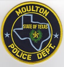 Texas TX Moulton Police Patch picture