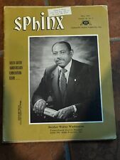 Rare Alpha Phi Alpha Sphinx Magazine Fall 1972 24th President Walter Washington picture