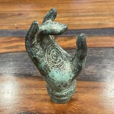 Antique Bronze Eastern Hand Gesture Artifact Collectibles picture