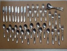 Vtg Stanley Roberts Caneel Bay Stainless Flatware 42 Pieces Mid Century Modern picture