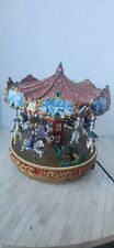Vintage Mr Christmas Holiday Around The Carousel 1997 Plays 30 Songs Works great picture