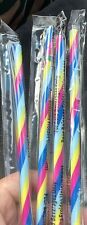 Starbucks Rainbow Reusable Straw 2024 Brand New In Package Set Of 4 Limited picture