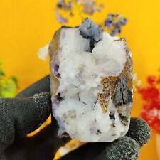 310g Neutral Large Apophyllite Quartz & Amethyst Geode Cluster - Spiritual  picture