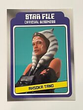 2022 Topps Star Wars NYCC Star Files #5 - Ahsoka Tano - The Book of Boba Fett picture