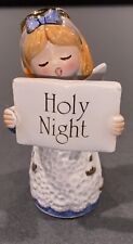 Vintage Napcoware Singing Angel Caroler Figurine Holy Night - Japan picture