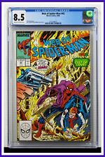 Web Of Spider-Man #43 CGC Graded 8.5 Marvel October 1988 Comic Book. picture