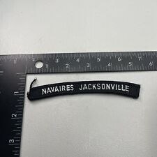Florida Naval Air Reserves NAVAIRES Jacksonville Navy Tab Patch (Rocker) 25OO picture