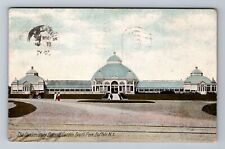 Buffalo NY-New York, The Conservatory, Botanic Garden Vintage c1907 Postcard picture