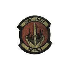 USAF Spec Ops Advanced Capabilities OCP Spice Brown W/ Hook fastener Patch (ea) picture