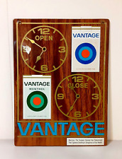 Vantage Cigarettes Open•Closed Promotional Sign (1971) picture