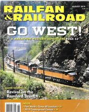 Railfan & Railroad Aug 2019 Amtrak Roanoke Milwaukee West Rumford Branch Maine picture