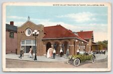 Chillicothe OH Clay Tile Roof~Scioto Valley Traction Electric Trolley Depot 1920 picture
