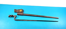 New Jersey U.S. Model 1873 Springfield Rifle Bayonet Socket + Scabbard & Frog picture