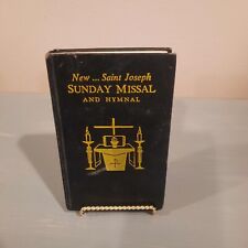 Catholic Mass Sunday Missal Hymnal Vtg 1966 Black Small Revised CBPC picture