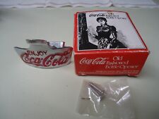 Vintage Coca Cola Old Fashioned Bottle Opener Cast Iron New in Open Box picture