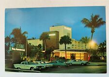 1966 VINTAGE POSTCARD, MIAMI FL. PAN AMERICAN MOTEL picture
