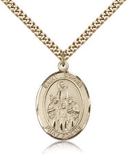 Saint Sophia Medal For Men - Gold Filled Necklace On 24 Chain - 30 Day Money... picture