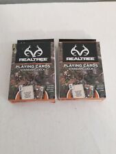 Master Pieces Realtree Playing Cards Deck - 52 Cards Brand New Lot Of 2 picture