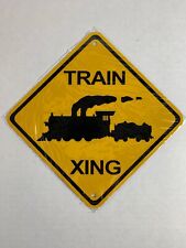 TRAIN Xing Crossing Metal Sign 6