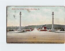 Postcard Market Street Bridge Entrance Harrisburg Pennsylvania USA North America picture