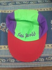 Vintage Sea World Florescent Colored  One Size Fits All Fitted Hat picture