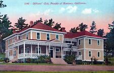 Officers' Club Presidio Of Monterey California Vintage Divided Back Post Card picture