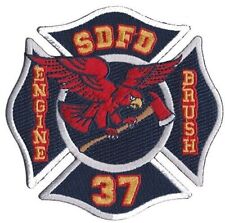San Diego, CA Engine Brush Station 37 NEW  Fire Patch  picture
