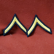 2pk US Army Dress Blue Uniform Private Rank Male Gold/Blue picture