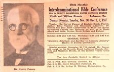 Interdenominational Bible Conference 1947 Dr. Harvey Farmer picture