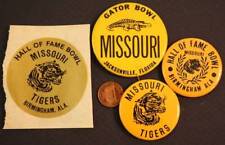 University of Missouri Tigers Football team 4 piece set Gator Hall of Fame Bowl- picture