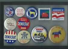 Group Lot Democratic Party Political Buttons Pins Progressive Liberal picture