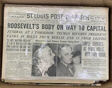 Preserved In Plastic Seal - April1945 Roosevelt body on the way to the Capital picture