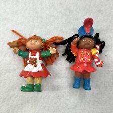 Vintage 90s Cabbage Patch Kids Mini Figures Lot of 2 CPK Christmas picture
