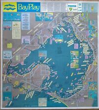 c.1984 Port Phillip Bay Play Pictorial Map Poster Melbourne Geelong Portsea picture