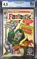Fantastic Four Annual #2 CGC VG+ 4.5 Origin of Doctor Doom Kirby/Stone Cover picture