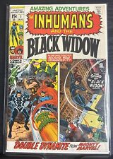 Amazing Adventures #1 (1970) 🔑 1st Black Widow Solo 🔑 1st Inhumans Solo Marvel picture