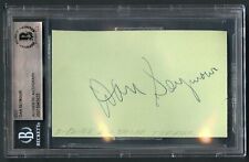 Dan Seymour d1993 signed on 2-12-48 autograph 2x3 cut Actor in Casablanca BAS picture