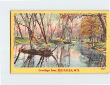 Postcard Greetings from Jim Falls, Wisconsin picture