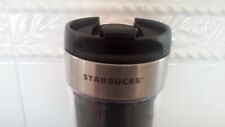 Starbucks 2011 Black Plastic Double Wall Insulated Tumbler 16 Oz Pre-owned picture