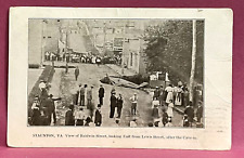 STAUNTON VIRGINIA  Postcard ~ BALDWIN STREET CAVE-IN DISASTER  ~ 1910's picture