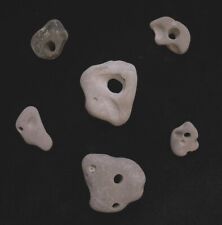 Hag Stone, Fairy Stone, Hex Stone, Naturally Formed, Beach Rock with Hole, Lot  picture