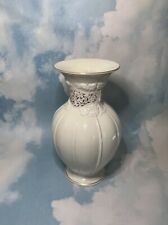 Boxed Lenox Traditional 9 Inch Porcelain Vase Rose Brocade Jeweled Gold Gilded picture