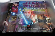 Lot 3 Star Wars~Essential Guide~Vehicle & Vessel, Alien Species, Weapons and tec picture