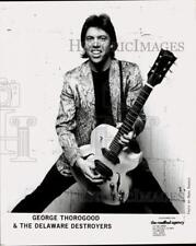 1991 Press Photo George Thorogood, Lead Musician with the Delaware Destroyers picture