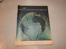 1964 WORLD'S FAIR New York News Sunday Color Magazine Special Section Apr 1964 picture