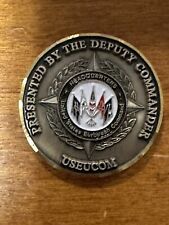 Richard K. Gallagher Deputy Commander USEUCOM 3 Star Vice Admiral Challenge Coin picture