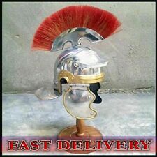 DGH® Medieval Roman Centurion Helmet Armor Red Crest Plume Gladiator miniature H picture