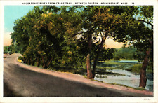 Housatonic River Crane Trail between DALTON & HINSDALE Massachusetts MA Postcard picture