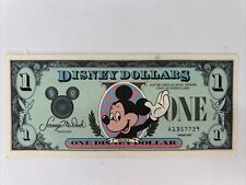 Disney Dollars $1 MINTING ERROR 1987 Only At Disneyland A Series picture